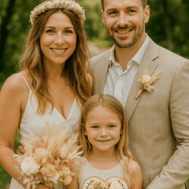 Hochzeitsset „Forever Love“ – aus Trockenblumen